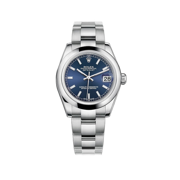 31mm Stainless Steel Blue Index Dial Oyster Bracelet