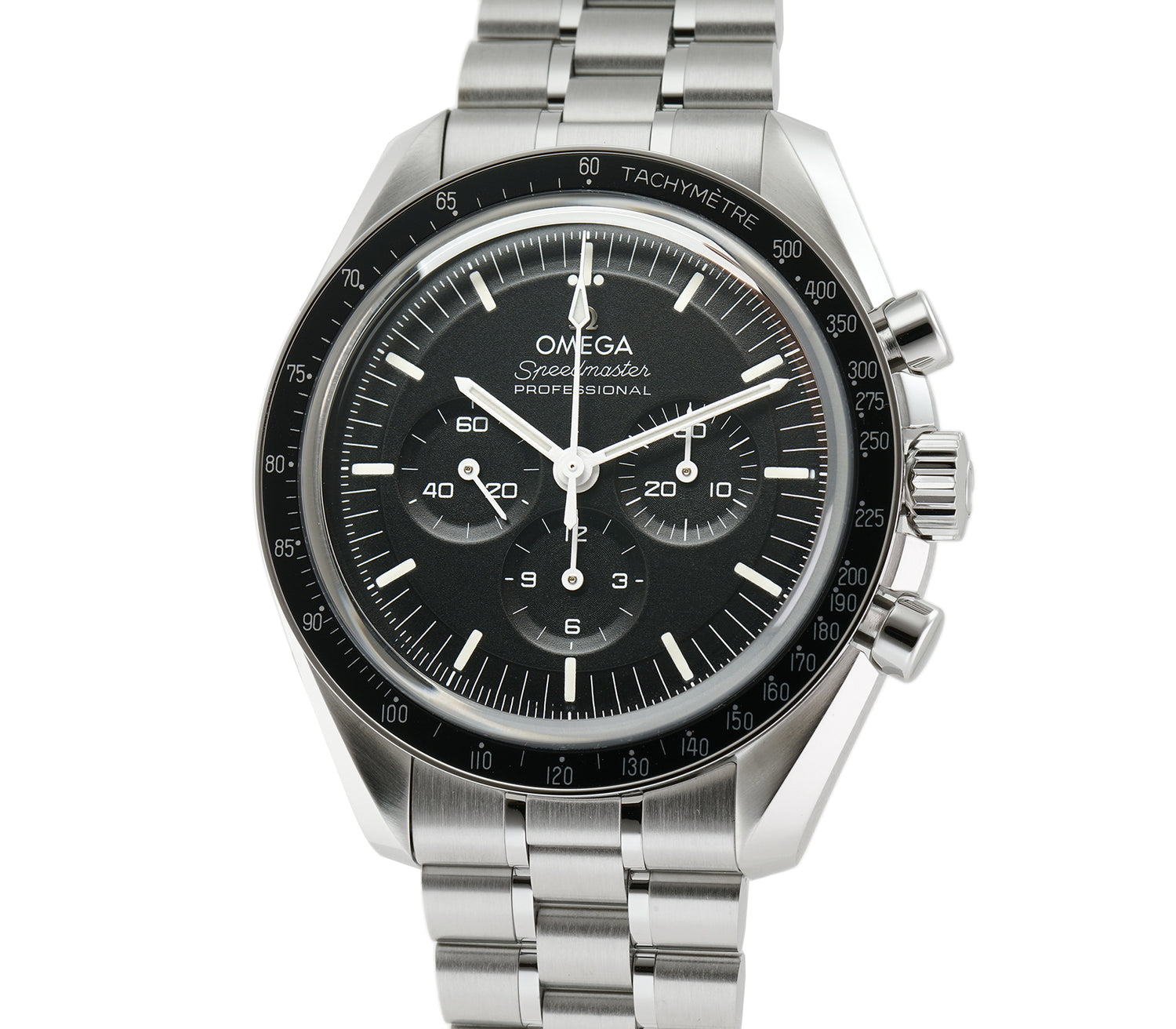 Omega Speedmaster Professional Moonwatch 3861 Sapphire Sandwich Black  Chronograph