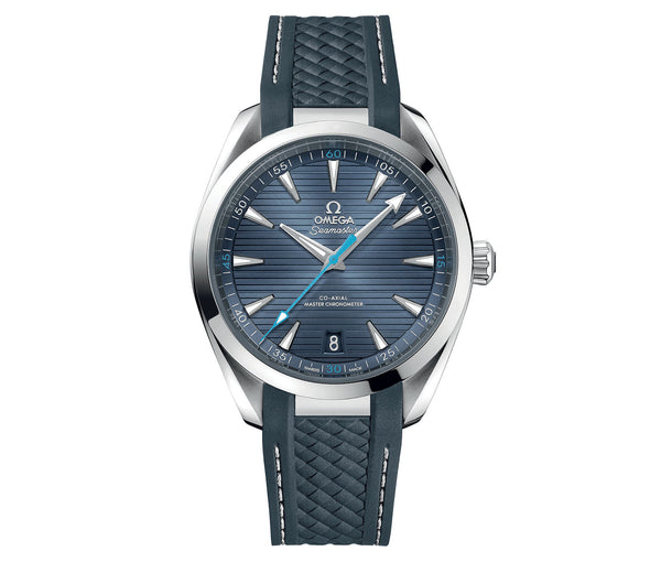 Aqua Terra 150m Co-Axial Master Chronometer Steel 41mm Blue Dial On Strap