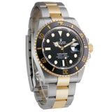 41mm Steel and Yellow Gold Ceramic Bezel Black Dial