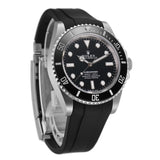 41mm No-Date Ceramic Bezel Black Dial RubberB Included