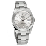 Steel 41mm Silver Index Dial Oyster Bracelet
