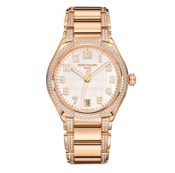 18k Rose Gold Diamonds Silver Dial 36mm Automatic