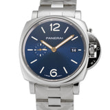 42mm Due 3 Days Steel Blue Dial
