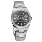 Steel 41mm Rhodium Index Dial Oyster Bracelet