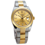41mm Steel & Yellow Gold Champagne Index Dial Oyster Bracelet