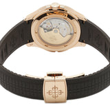 41mm Travel Time 18k Rose Gold Brown Dial