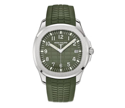 42mm Jumbo 18k White Gold Khaki Green Dial