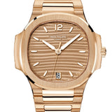 35mm Rose Gold Golden Brown Opaline Dial Self Winding