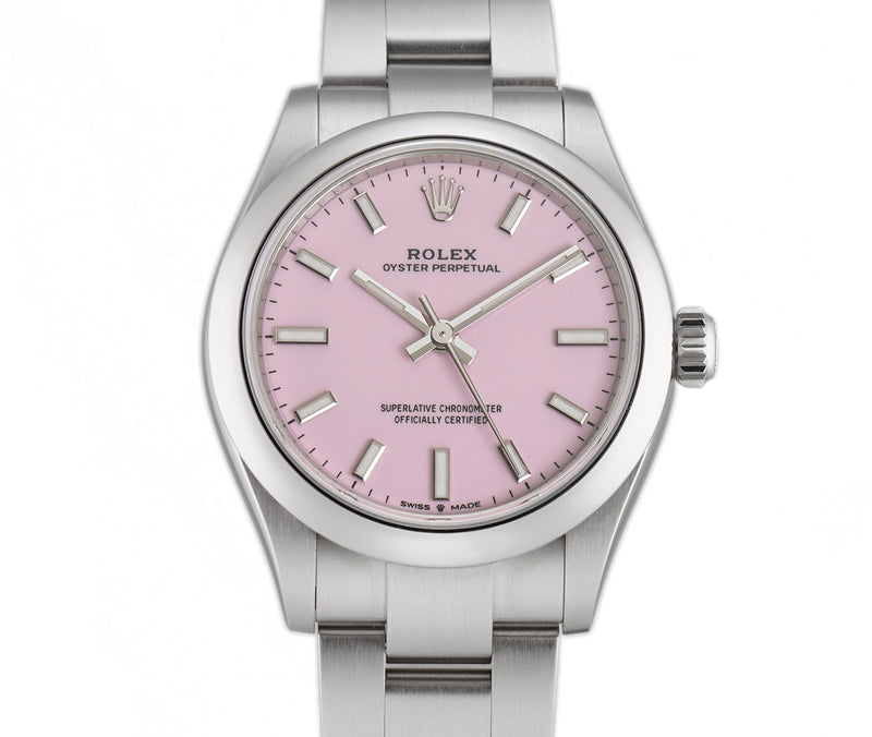 31mm No-Date Candy Pink Dial Full Set 2022