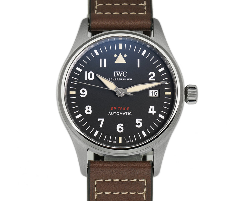Spitfire 39mm Automatic Steel Black Dial