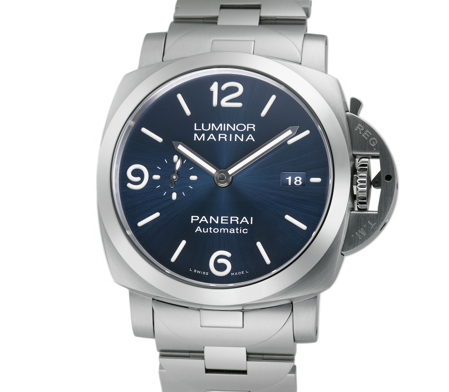 Panerai Luminor Marina 44mm Steel Automatic Blue Dial PAM 01316