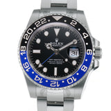 Batman Black & Blue Bezel Steel Oyster Bracelet