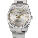 36mm No-Date Silver Index Dial