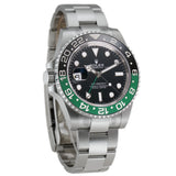 40mm Lefty Sprite Black & Green Ceramic Bezel Steel Oyster Bracelet