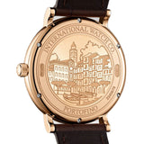 18k Rose Gold 40mm Silver Dial On Strap