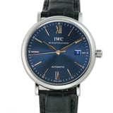 Steel 40mm Blue Dial On Strap