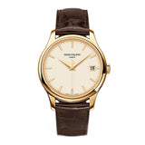 39mm 18k Yellow Gold Ivory Dial On Strap