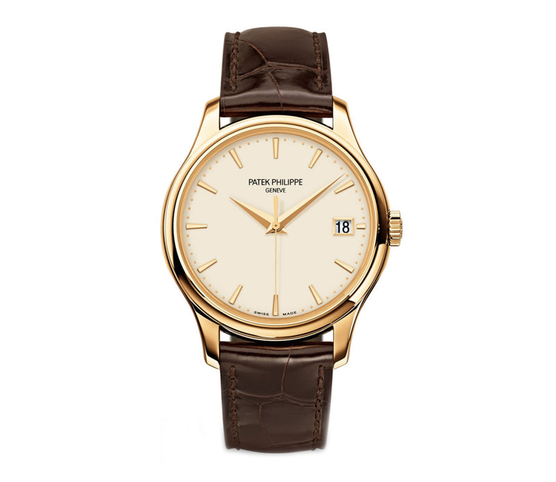 39mm 18k Yellow Gold Ivory Dial On Strap
