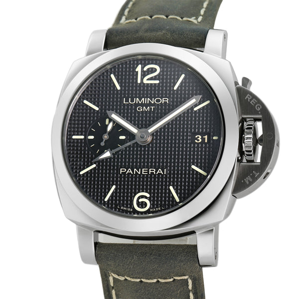 Panerai Luminor 1950 3 Days GMT Steel 42mm Black Hobnail