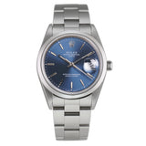 34mm Vintage Date Steel Blue T Swiss Dial T Serial 1996