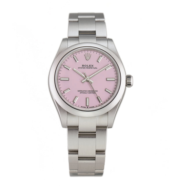 31mm No-Date Candy Pink Dial Full Set 2022