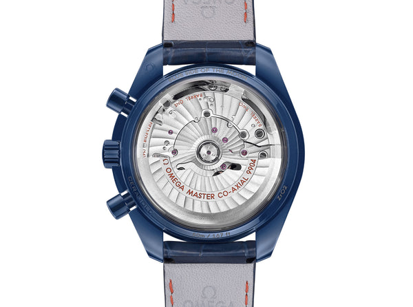 Blue Side Of The Moon 44mm Blue Ceramic Moonwatch Moonphase Chronograph