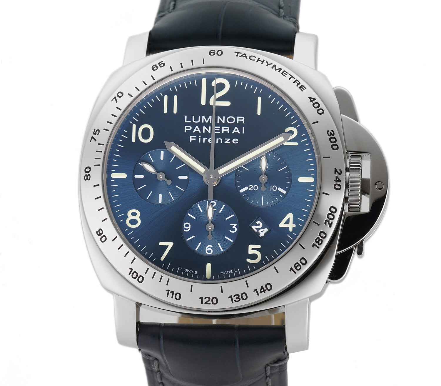 Panerai Luminor Daylight Chronograph Firenze 44mm Blue Dial