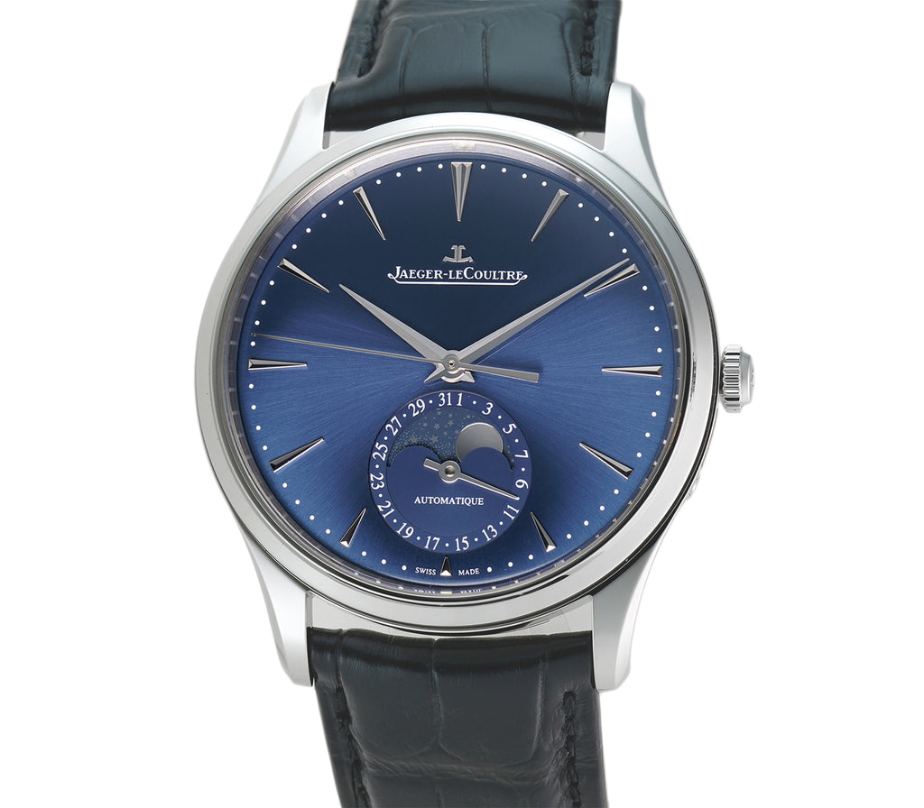 Jaeger Le Coulter Master Ultra Thin Moon Blue Dial Q1368480