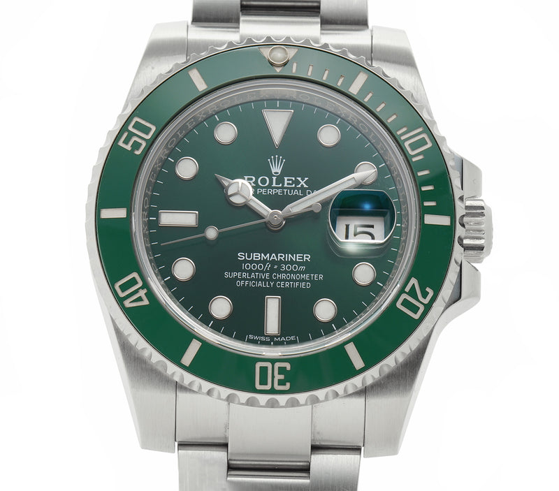 Rolex Submariner Hulk Green Dial