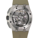 43mm Chronograph Steel Ceramic Smoked Light Brown Dial Taupe Strap