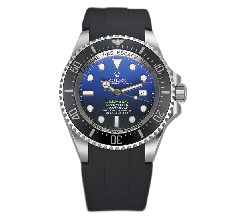 44mm Deepsea James Cameron D-Blue Dial On RubberB With Card