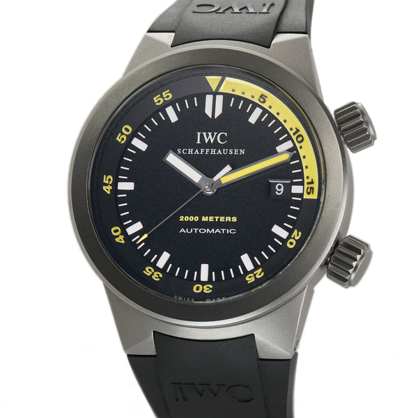 IWC 42mm Aquatimer 2000 Titanium Black and Yellow IW353804