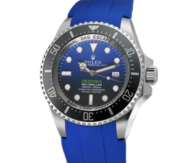 44mm Deepsea James Cameron D-Blue Dial On RubberB Box and Papers 2016