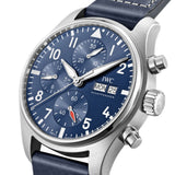 41mm Chronograph Stainless Steel Blue Dial On Strap