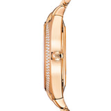 36mm 18k Rose Gold Brown Dial Diamond Bezel Automatic