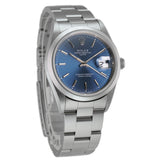 34mm Vintage Date Steel Blue T Swiss Dial T Serial 1996