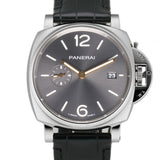 42mm Due Steel Anthracite Sandwich Dial