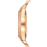 36mm 18k Rose Gold Brown Dial Diamond Bezel Automatic