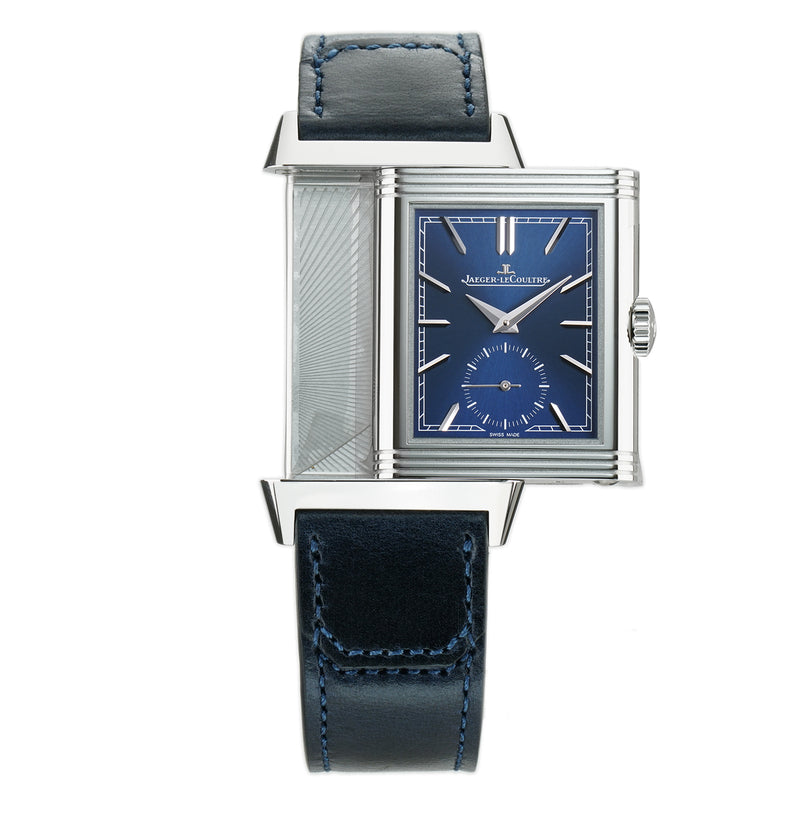 27mm Steel Monoface Small Seconds Tribute Blue Dial