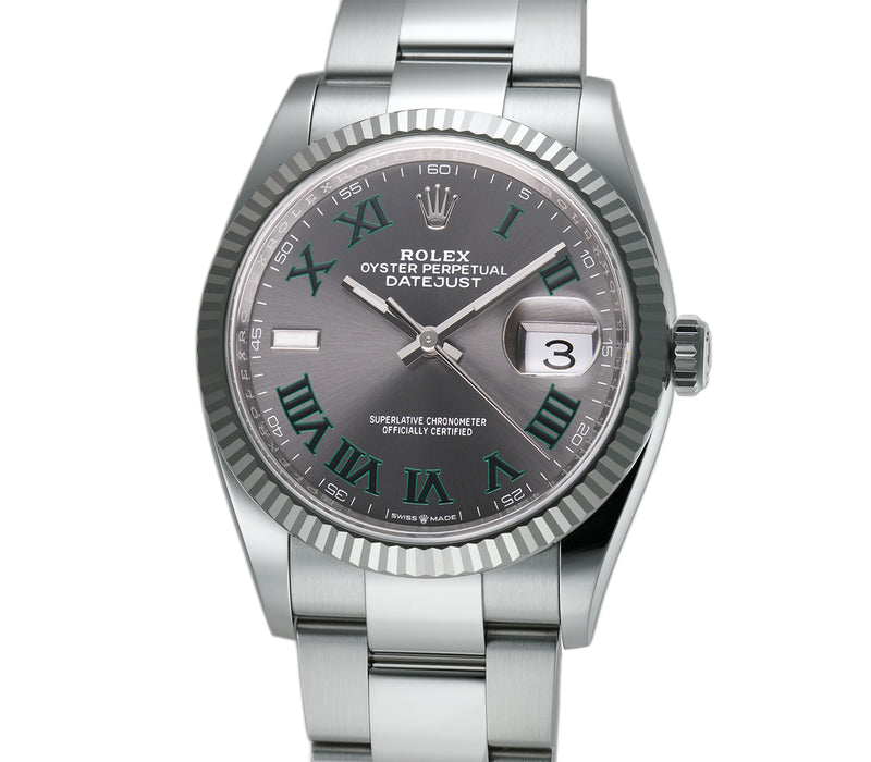 Rolex datejust fluted bezel oyster bracelet hot sale