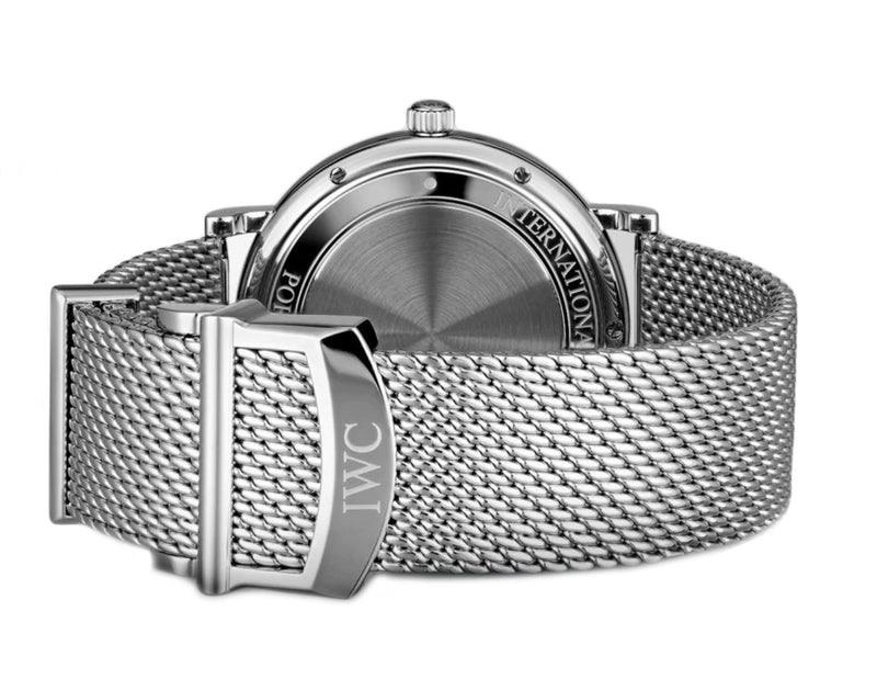 Steel 40mm Silver Dial On Mesh Bracelet