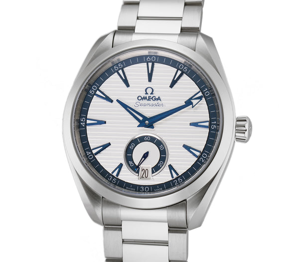 41mm Aqua Terra 150m Co-axial Master Chronometer Small Seconds Silvery Blue