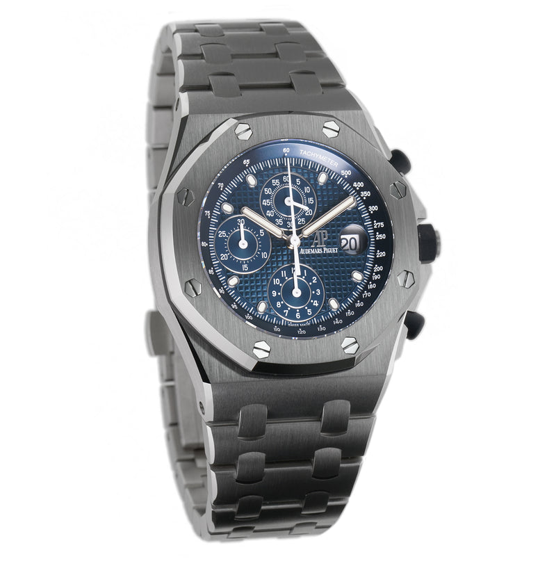 25th Anniversary "The Beast" Chronograph Steel Blue Dial 42mm