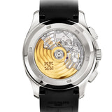42mm Chronograph Stainless Steel Black Dial