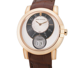 42mm 18k Rose Gold Silver Dial Automatic