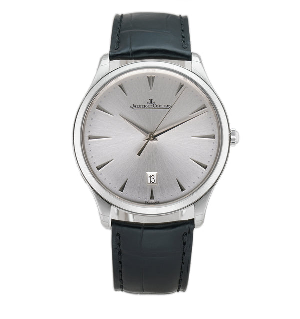 40mm Master Ultra Thin Date Automatic Steel Silver Dial