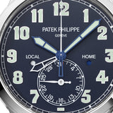 Pilot Travel Time 18k White Gold 42mm Blue Dial