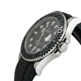 42mm 18k White Gold Ceramic Bezel On Oysterflex