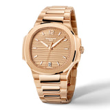35mm Rose Gold Golden Brown Opaline Dial Self Winding